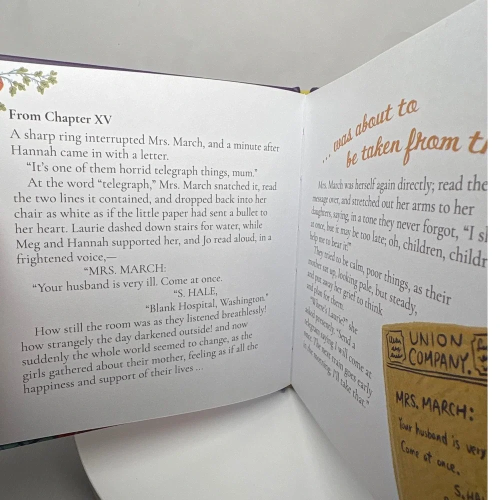 Classic Moments From Little Women Book Excerpts Louisa May Alcott Ice House Book